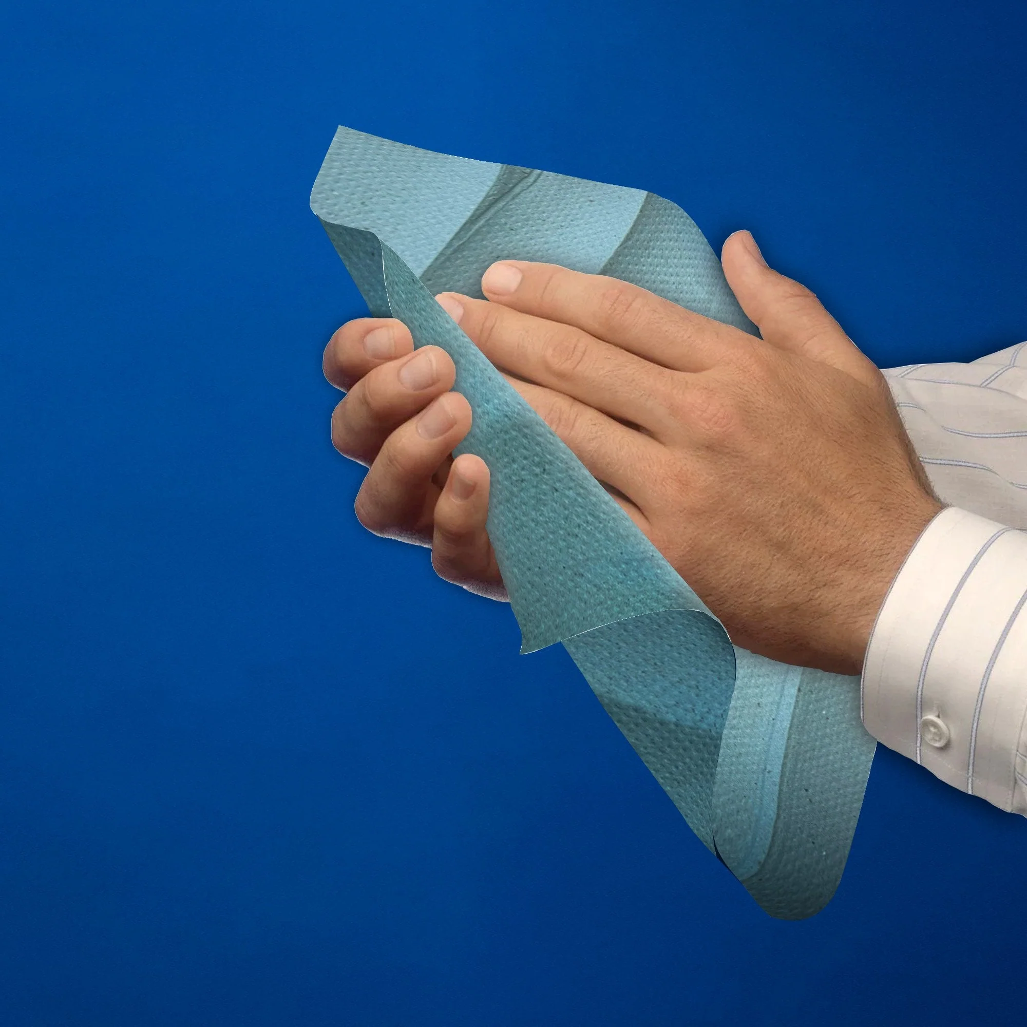 1 Ply - Blue - C-Fold - Paper Hand Towels | 4 Cases - Image 7