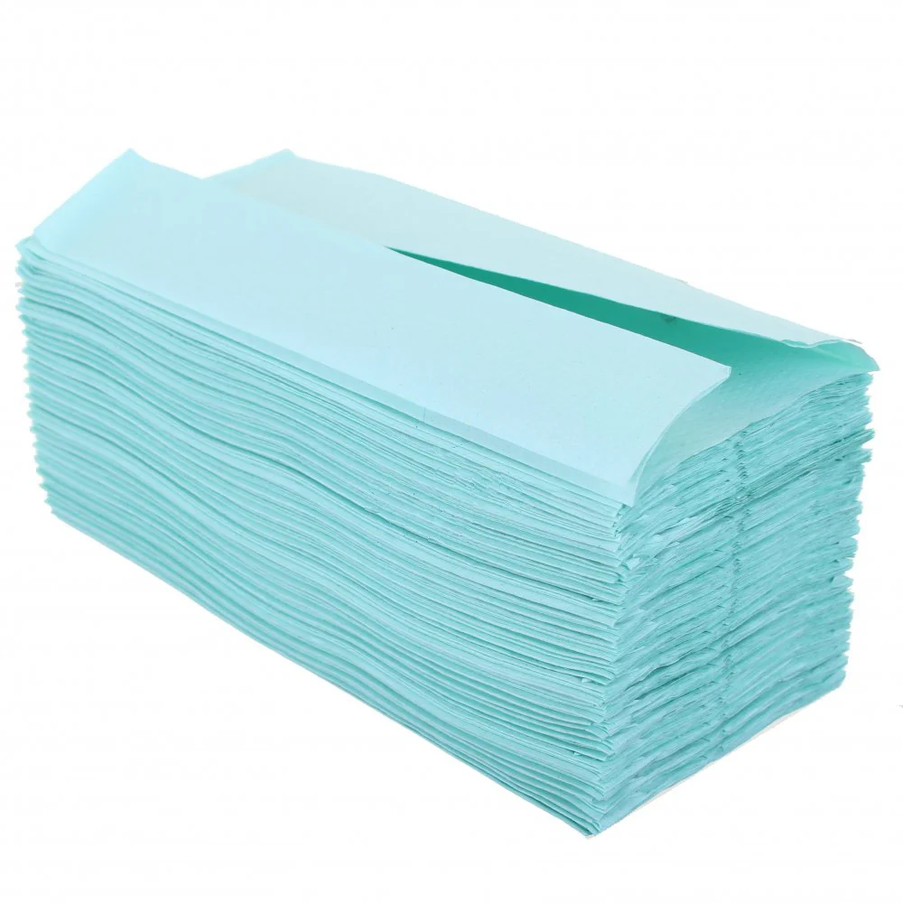 1 Ply - Green - C-Fold - Paper Hand Towels