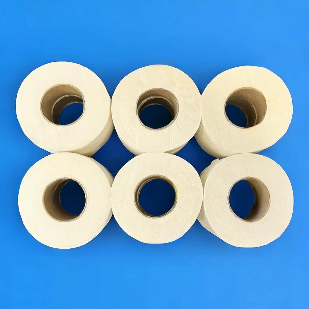12 Embossed Mini Jumbo Toilet Rolls - Image 5