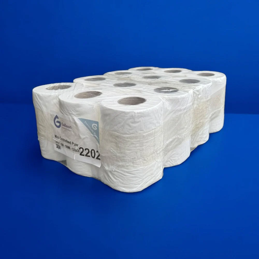 2 Ply White Mini Centrefeed Rolls - Pallet | 84 Cases - Image 7