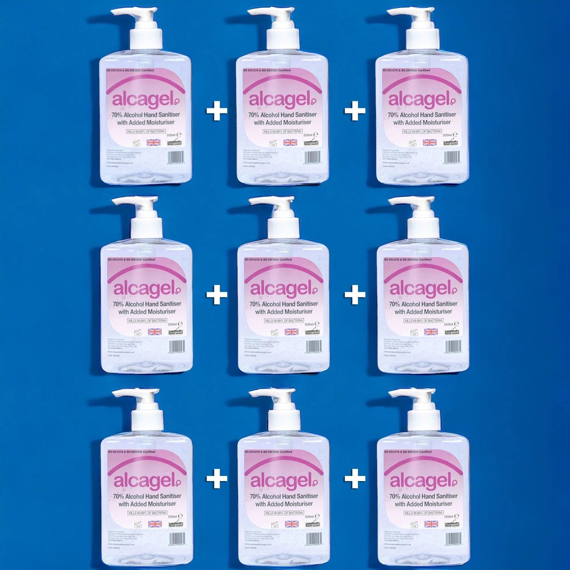 Alcohol Hand Sanitizer 70%  - 500ml Pump Bottles Pallet - Image 7