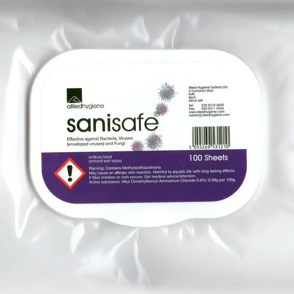 Anti Viral / Antibacterial Large Surface Disinfectant Wipes - Image 8