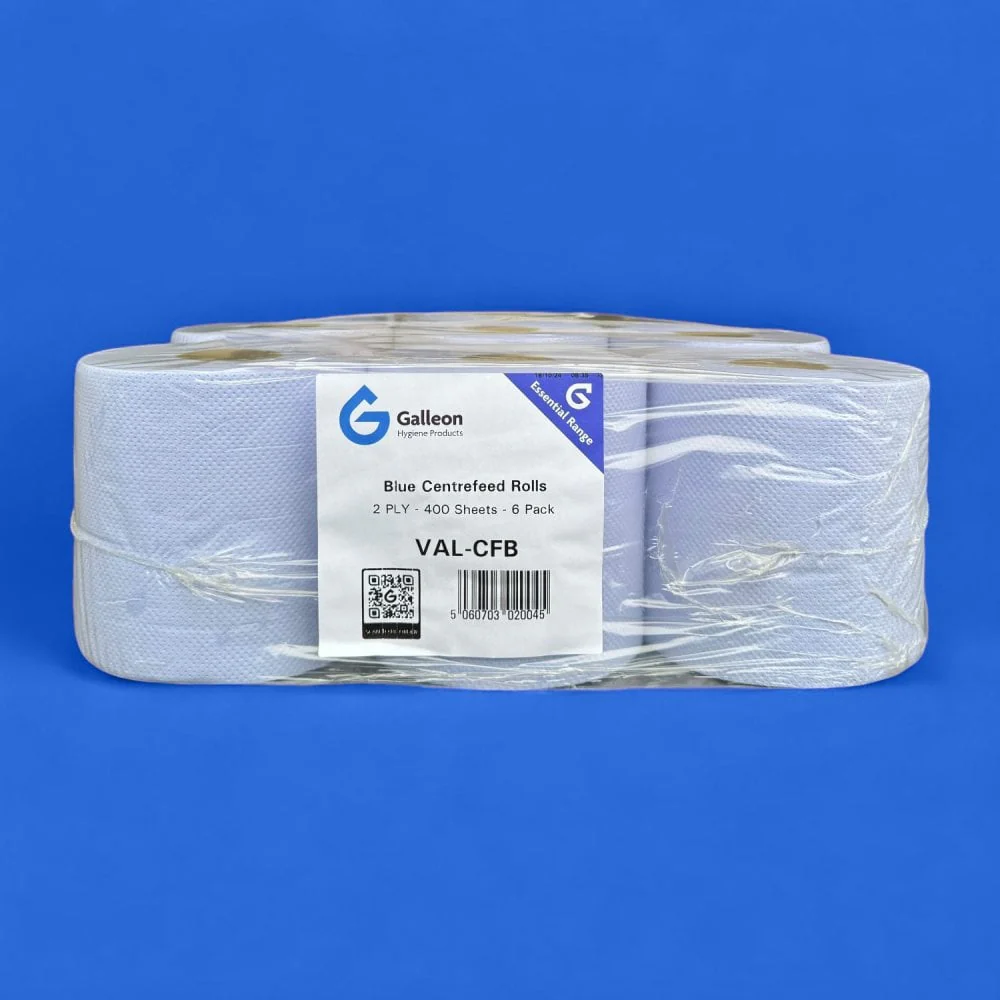 Bundle Offer: Value 2 Ply Blue Centrefeed Rolls | 6 Cases - Image 3