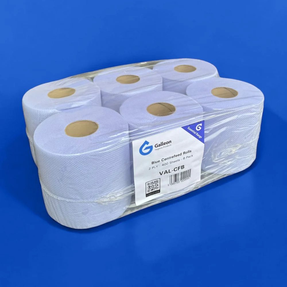 Bundle Offer: Value 2 Ply Blue Centrefeed Rolls | 6 Cases - Image 9