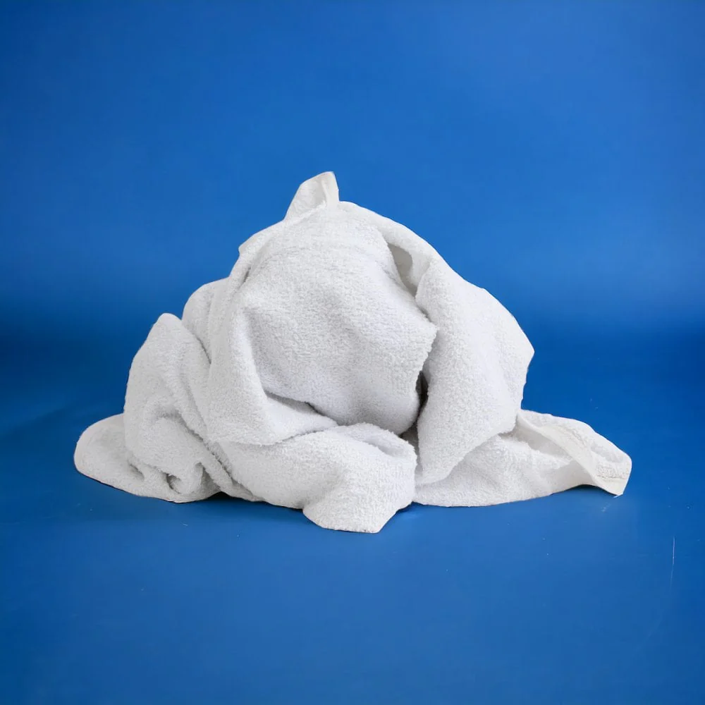 Cleaning Rags - Terry Toweling - White - Image 12