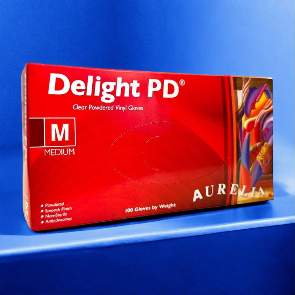 Delight - Vinyl Gloves - Powdered - Image 3