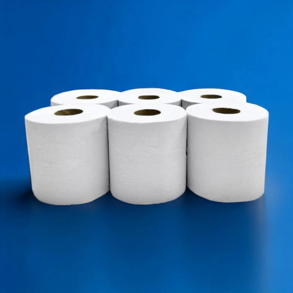 Embossed 2 Ply White Centrefeed Rolls - Image 3