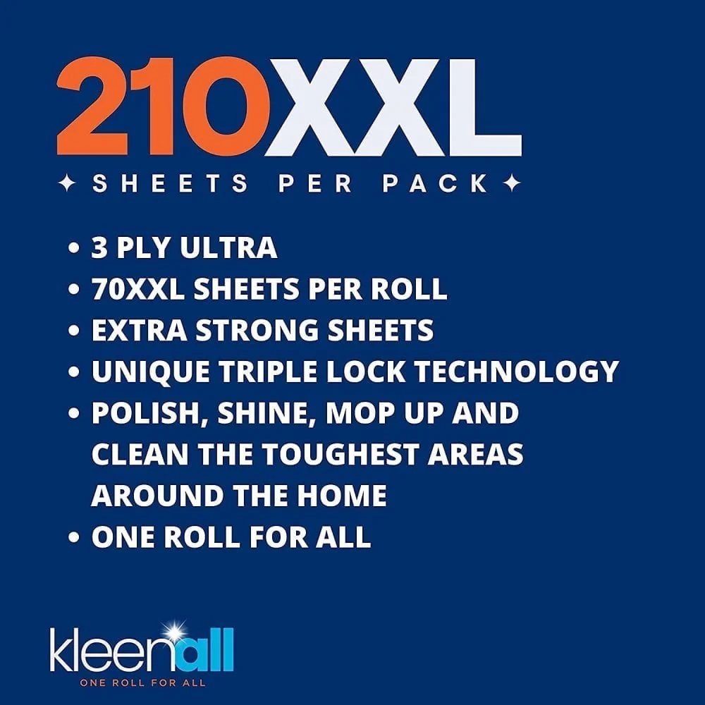 Kleenall Kitchen Rolls - 3 Ply x 12 Rolls | 4 Cases - Image 6