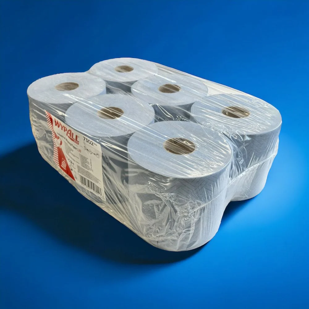 L20 Extra - 2 Ply Blue Airflex Centrefeed Rolls - Image 12