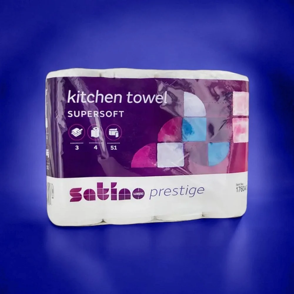 Prestige Premium Kitchen Rolls - 3 Ply x 32 Rolls | 2 Cases - Image 5