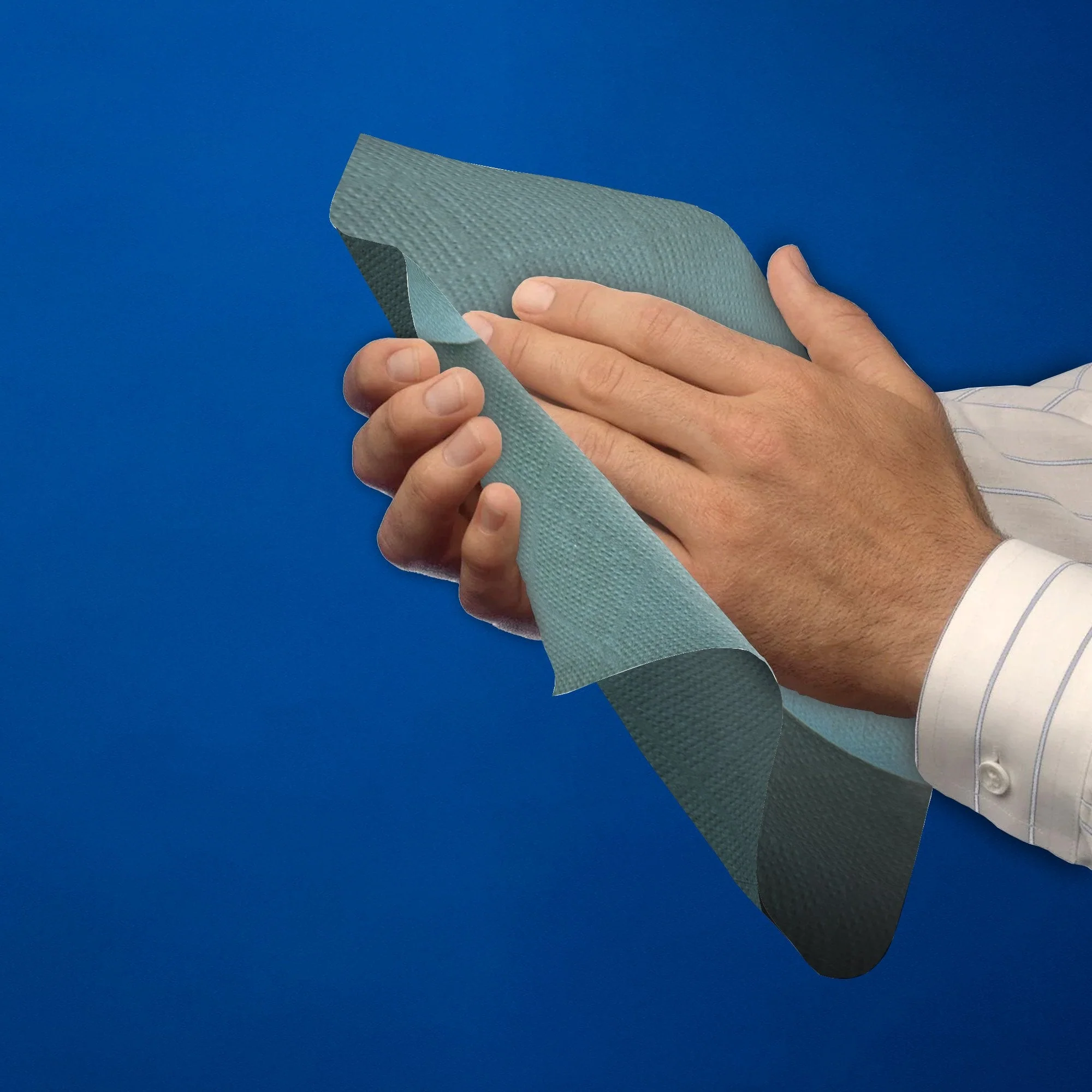 Value 1 Ply - Blue - V-Fold -Paper Hand Towels - Image 7