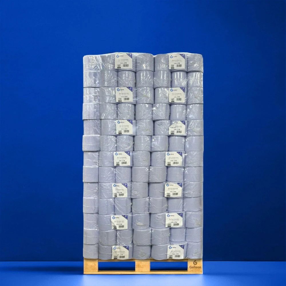 Value 2 Ply Blue Embossed Centrefeed Rolls - Image 10