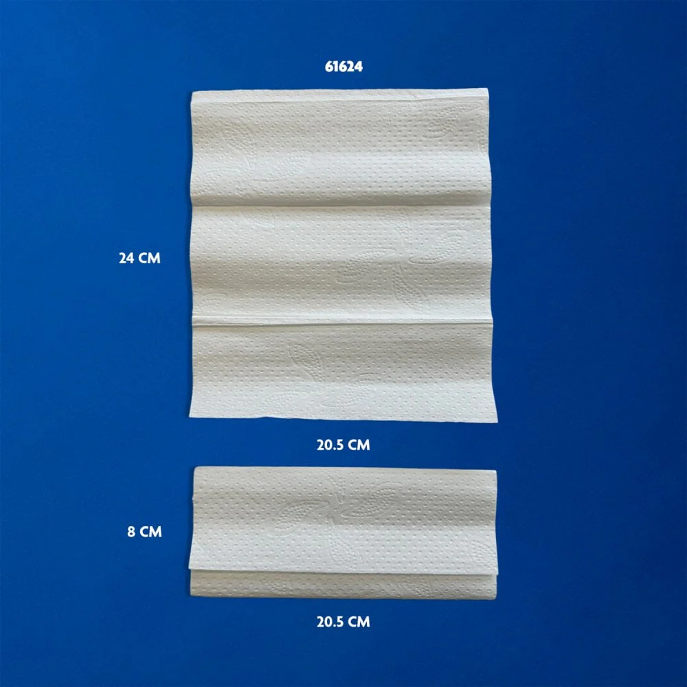 White Interleaved - - 2Ply - Flushable Paper Towels - Image 4